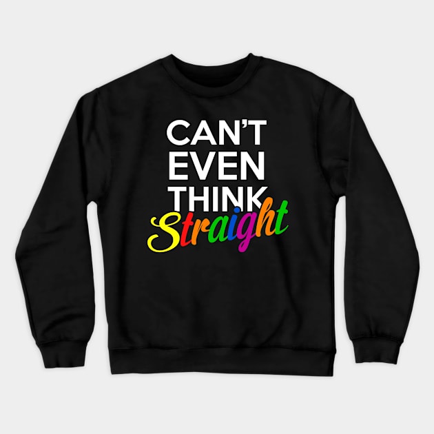 Gay Straight Crewneck Sweatshirt by Dojaja